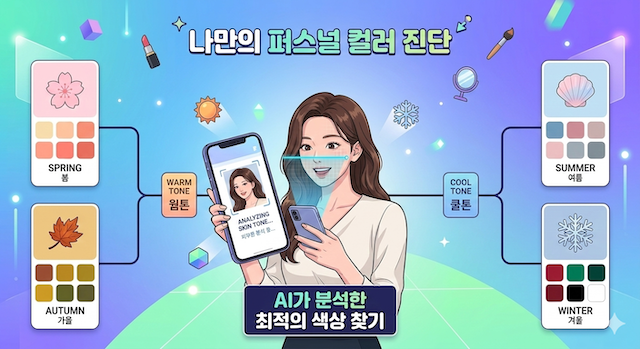 퍼스널컬러 진단 결과 화면